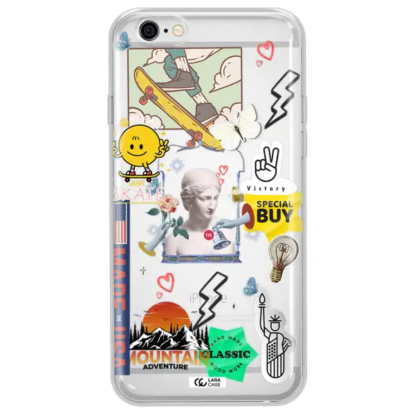 Usa Symbols Apple iPhone 6 plus Clear TPU Case