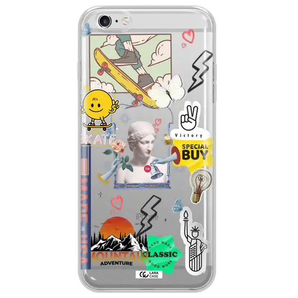 Usa Symbols Apple iPhone 6 s plus Clear TPU Case