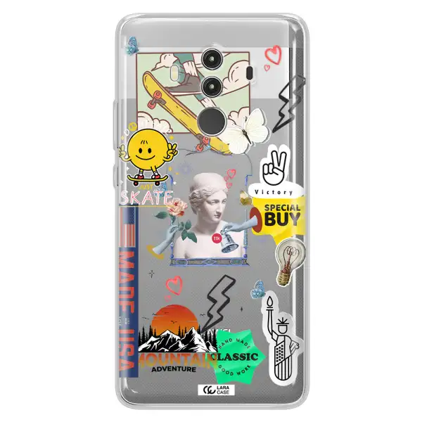 Usa Symbols Huawei Mate 10 Clear TPU Case