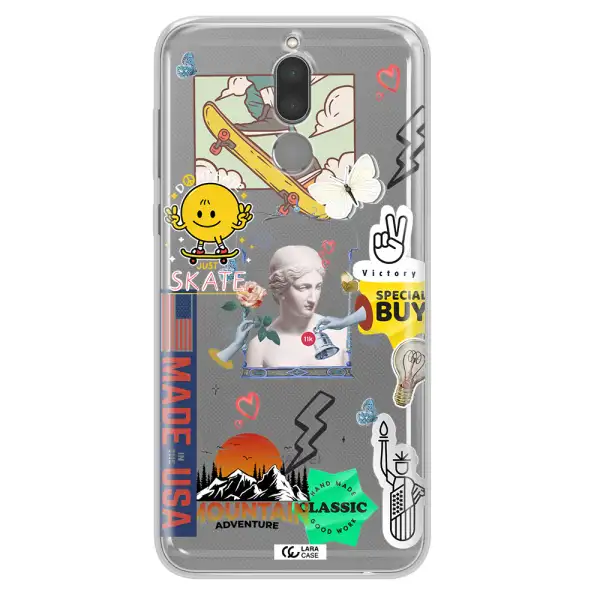 Usa Symbols Huawei Mate 10 Lite Clear TPU Case