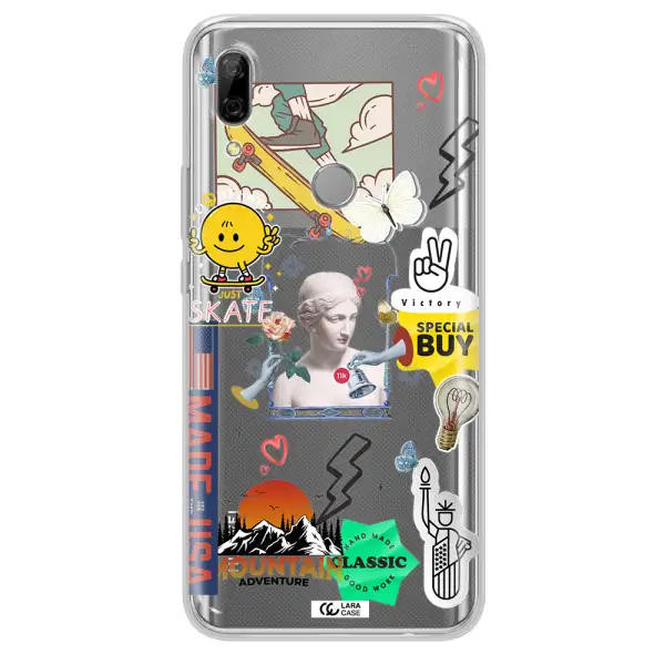 Usa Symbols Huawei P Smart Z Clear TPU Case