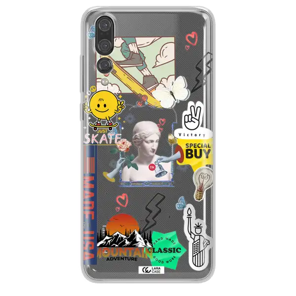 Usa Symbols Huawei P20 Pro Clear TPU Case