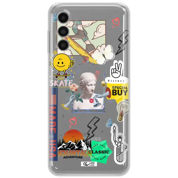 Usa Symbols Samsung A13 5G Clear Tpu Case