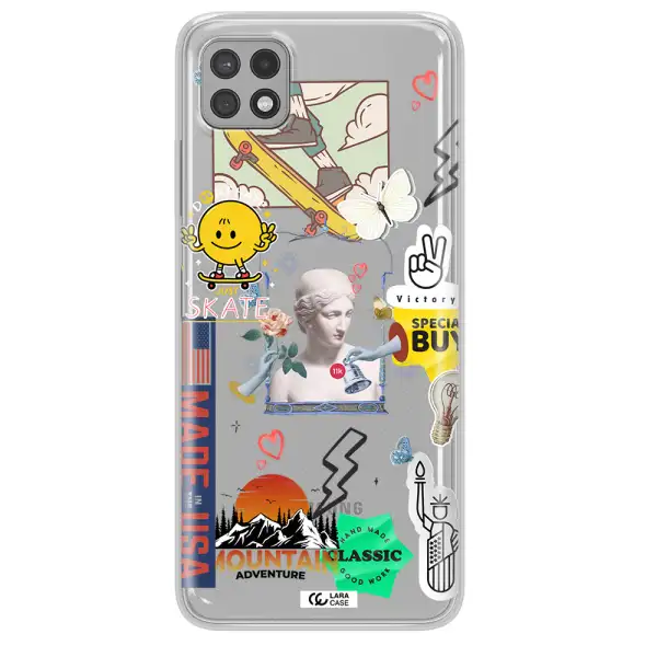 Usa Symbols Samsung A22 5g Clear TPU Case