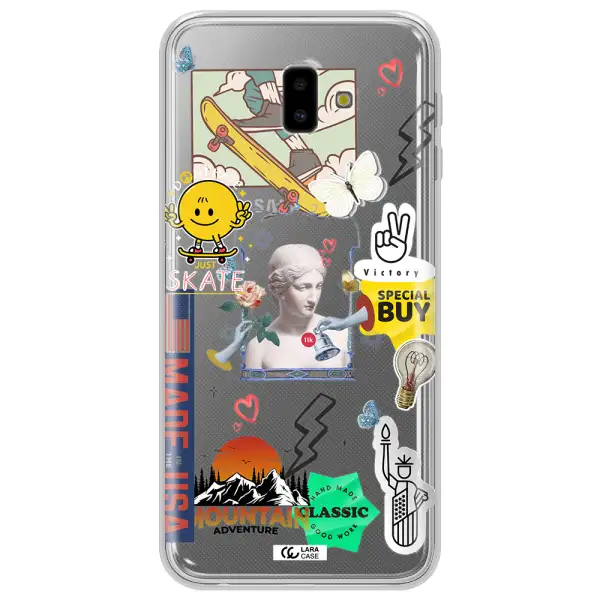 Usa Symbols Samsung J6 Plus Clear TPU Case