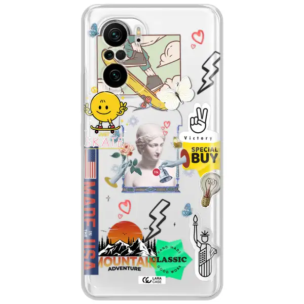 Usa Symbols Xiaomi Poco F3 Clear Tpu Case