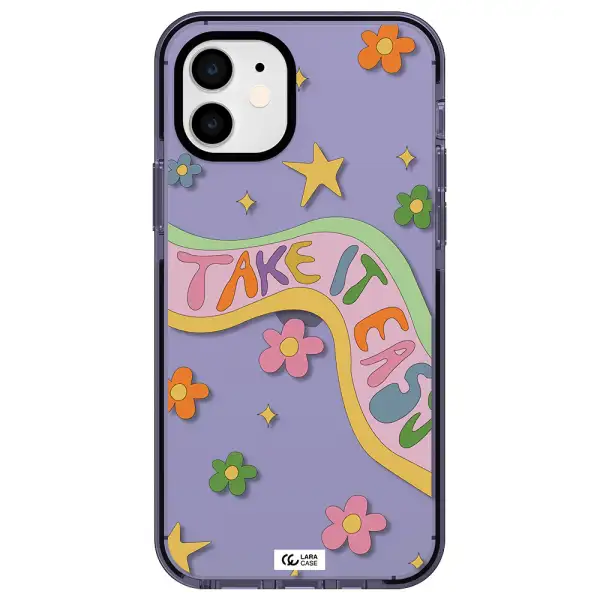 Take It Easy Apple iPhone 11 impact Lilac Case