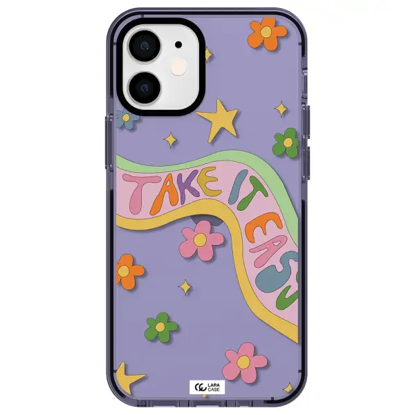Take It Easy Apple iPhone 12 mini impact Lilac Case