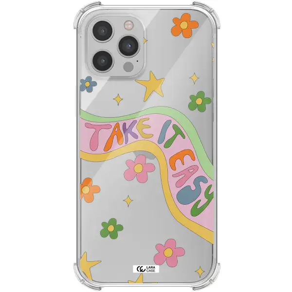 Take It Easy Apple iPhone 12 pro Clear PC Case