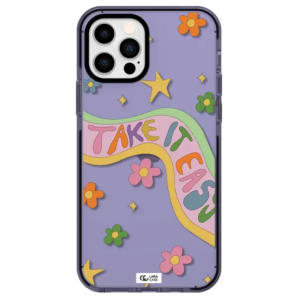 Take It Easy Apple iPhone 12 pro impact Lilac Case