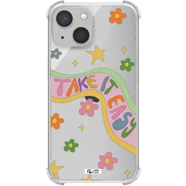 Take It Easy Apple iPhone 13 Clear PC Case