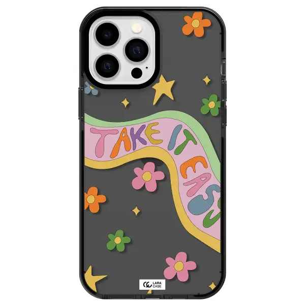 Take It Easy Apple iPhone 13 Pro Max impact Smoke Black Case