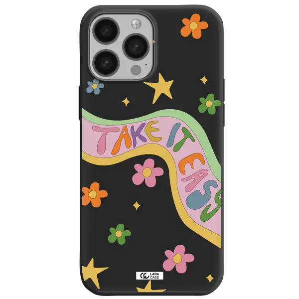 Take It Easy Apple iPhone 13 Pro Max Silicone black Case