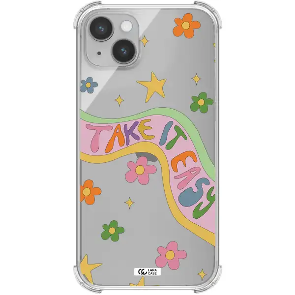 Take It Easy Apple iPhone 14 Clear PC Case