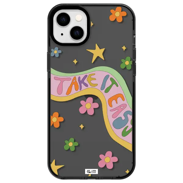 Take It Easy Apple iPhone 14 plus impact Smoke Black Case