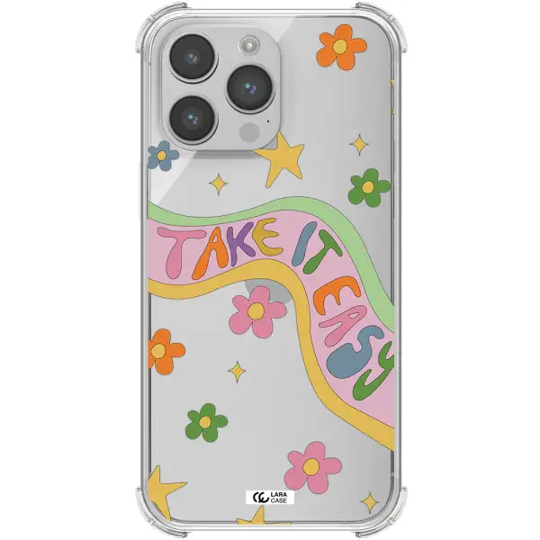 Take It Easy Apple iPhone 14 pro Clear PC Case