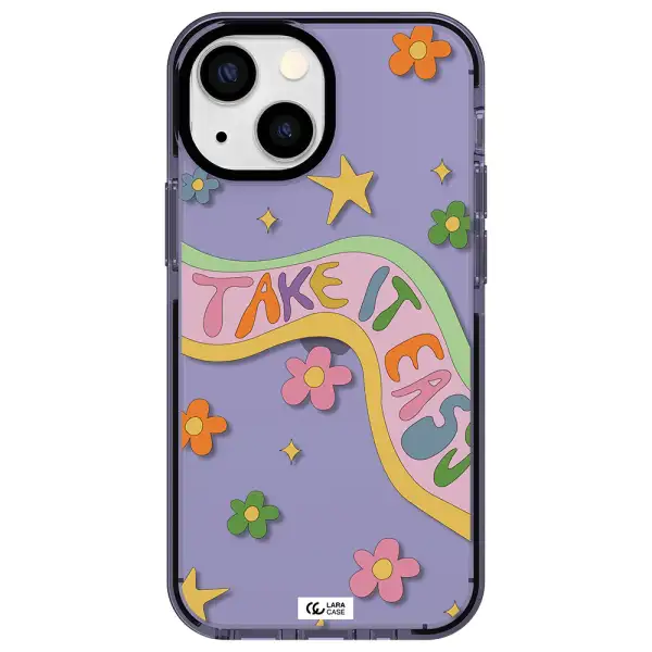 Take It Easy Apple iPhone 15 Plus impact Lilac Case