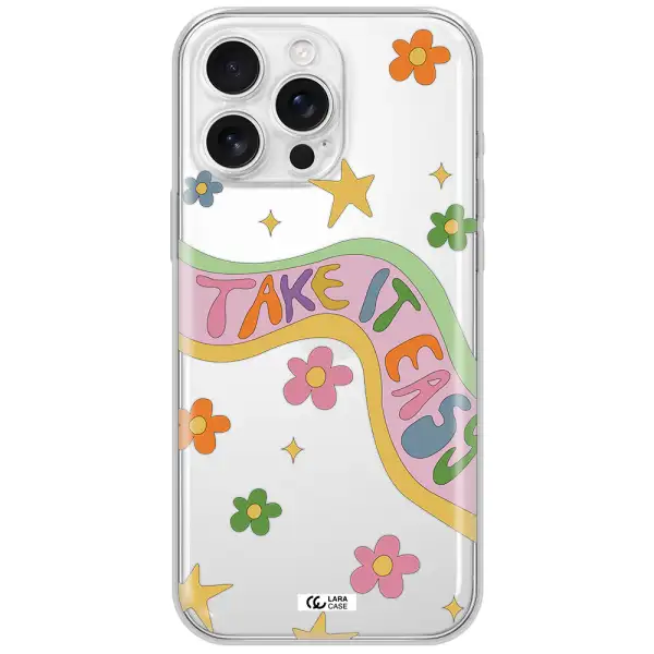 Take It Easy Apple Iphone 16 Pro Max Clear Tpu Case