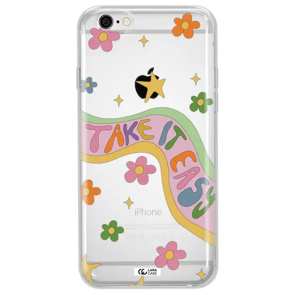 Take It Easy Apple iPhone 6 plus Clear TPU Case