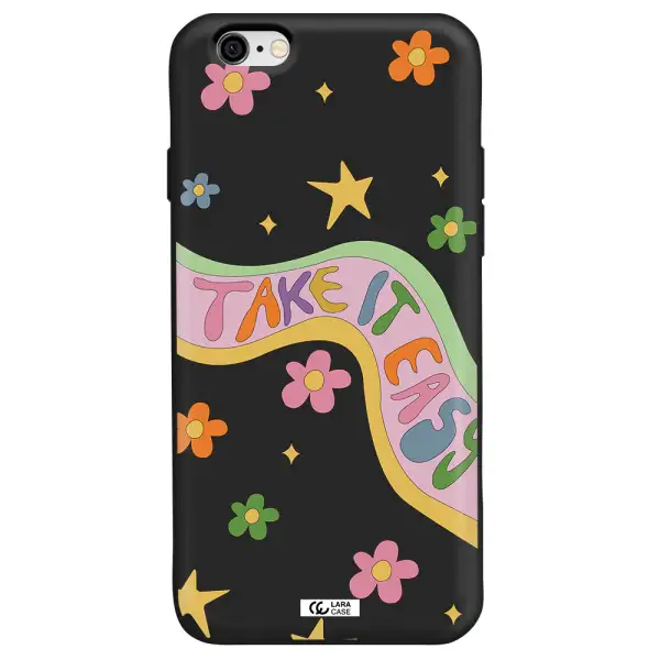 Take It Easy Apple iPhone 6 Silicone black Case