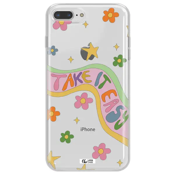 Take It Easy Apple iPhone 8 plus Clear TPU Case