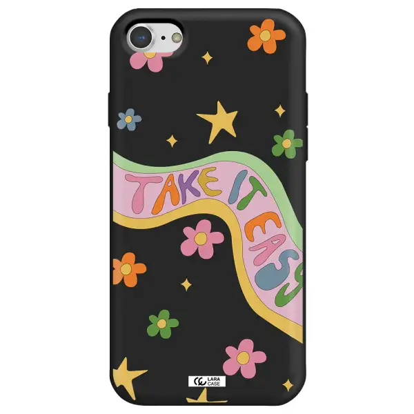 Take It Easy Apple iPhone 8 Silicone black Case
