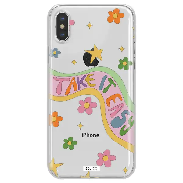 Take It Easy Apple iPhone XS Clear TPU Case
