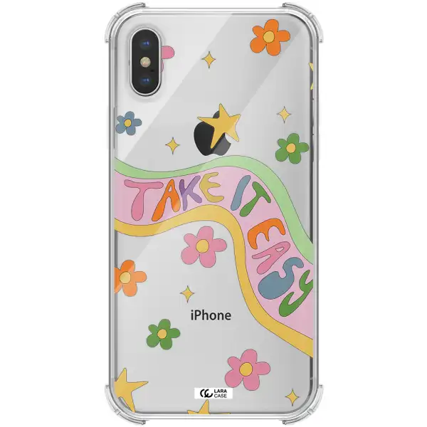 Take It Easy Apple iPhone XS max Clear PC Case