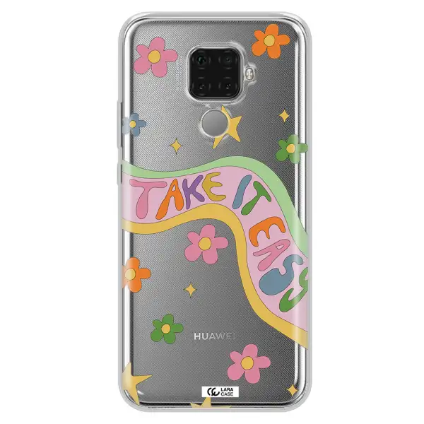 Take It Easy Huawei Mate 30 Lite Clear TPU Case