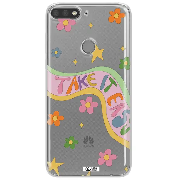 Take It Easy Huawei Y7 Prime 2018 Clear TPU Case