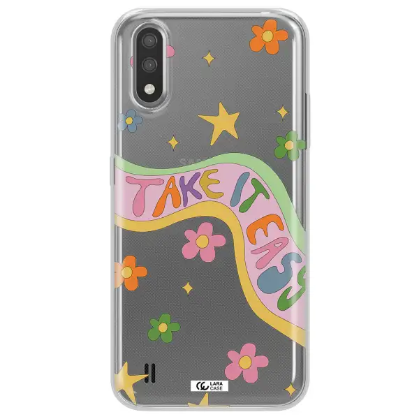 Take It Easy Samsung A01 Clear TPU Case