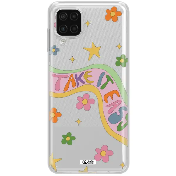 Take It Easy Samsung A12 4g Clear TPU Case