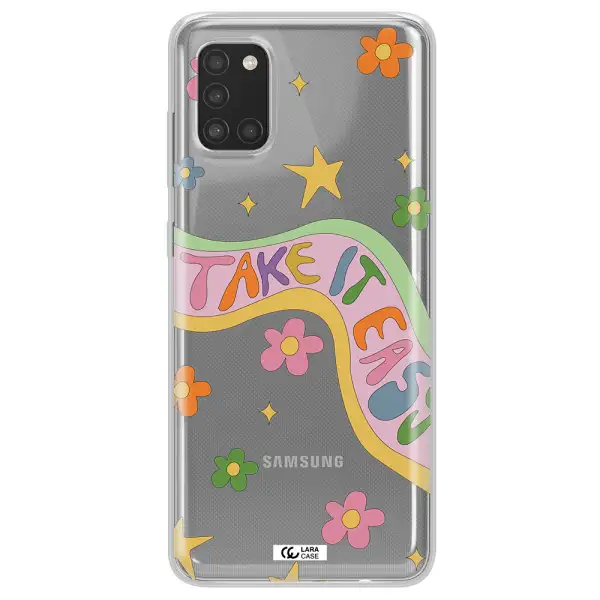 Take It Easy Samsung A31 Clear TPU Case