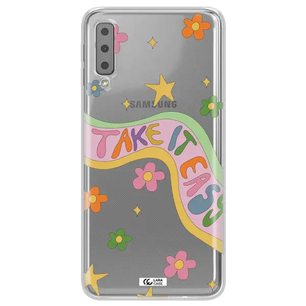 Take It Easy Samsung A7 2018 Clear TPU Case