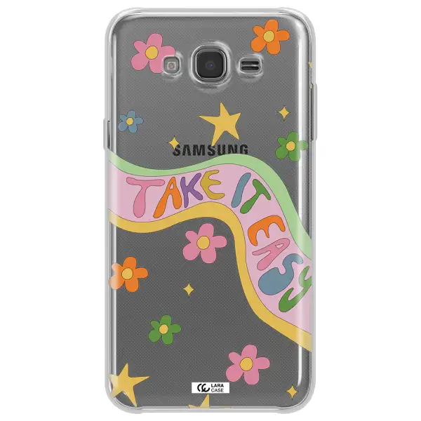Take It Easy Samsung J7 2015 Clear TPU Case