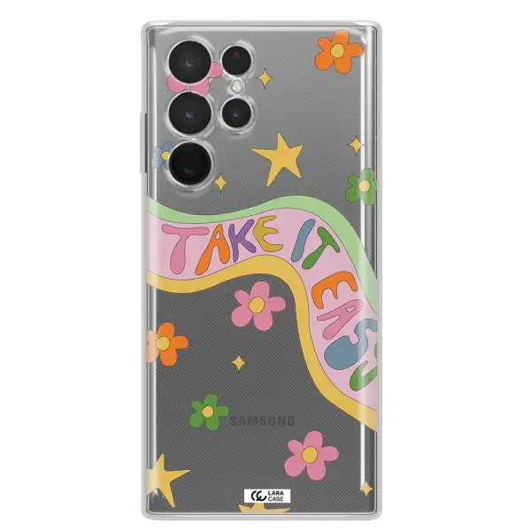 Take It Easy Samsung S 22 Ultra Clear TPU Case