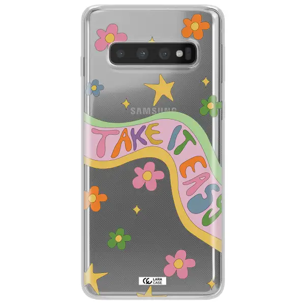 Take It Easy Samsung S10 Plus Clear TPU Case