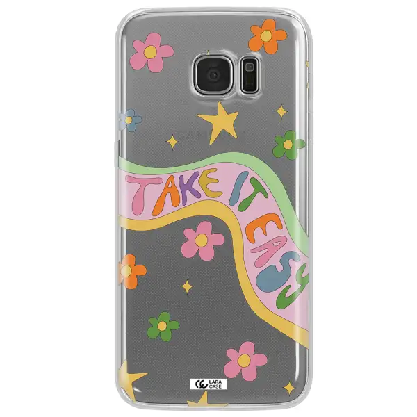 Take It Easy Samsung S7 Edge Clear TPU Case