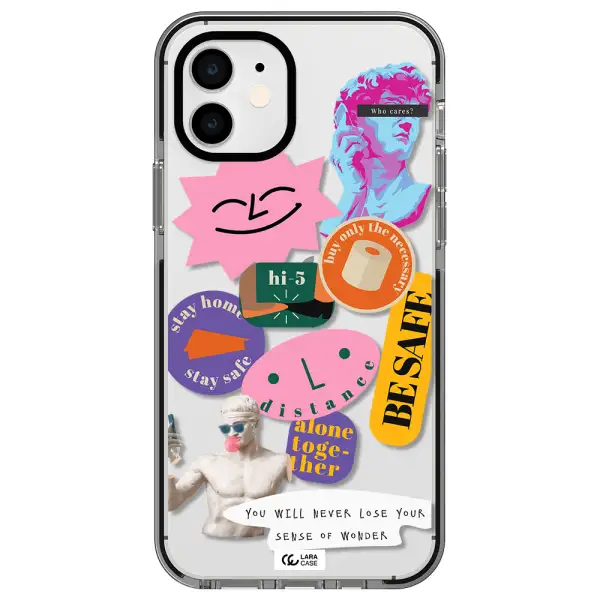 Be Safe Apple iPhone 11 impact black border Case