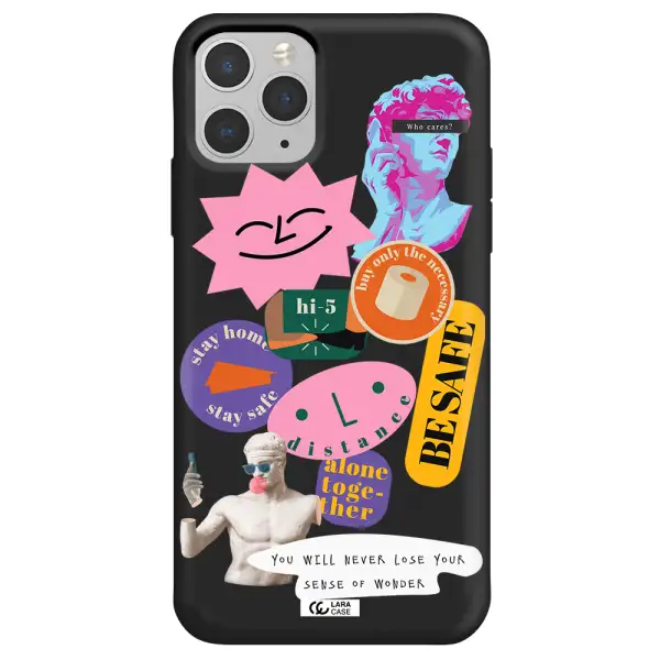 Be Safe Apple iPhone 11 pro max Silicone black Case