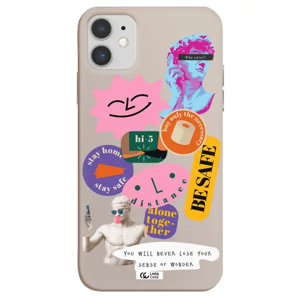 Be Safe Apple iPhone 11 Silicone Stone Case