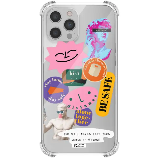 Be Safe Apple iPhone 12 pro Clear PC Case