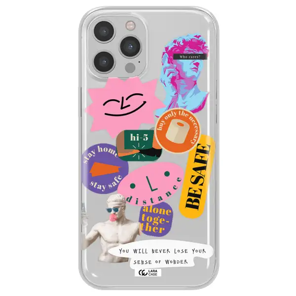 Be Safe Apple iPhone 12 pro Clear TPU Case