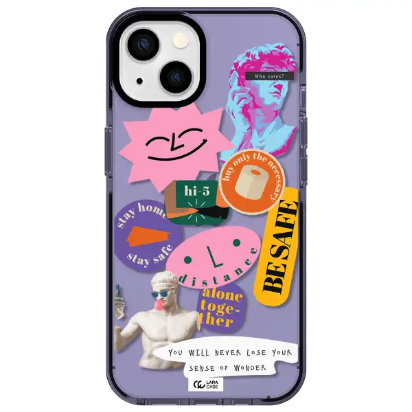 Be Safe Apple iPhone 13 impact Lilac Case