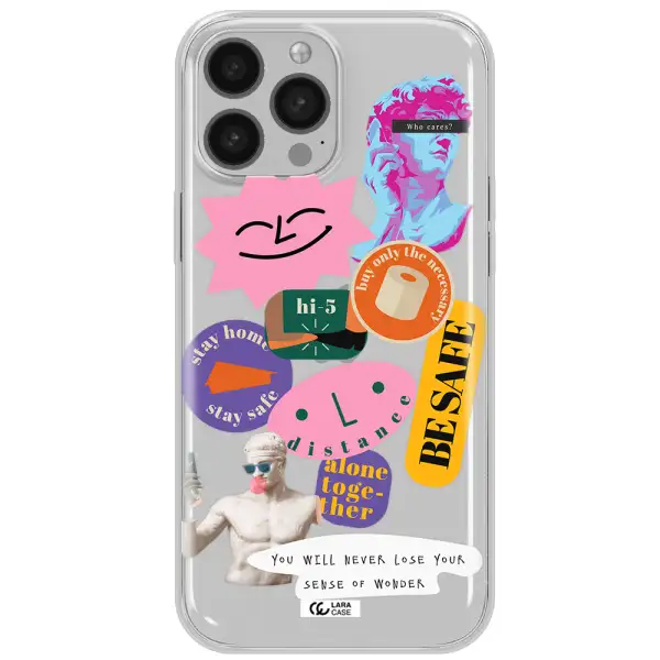 Be Safe Apple iPhone 13 Pro Clear TPU Case