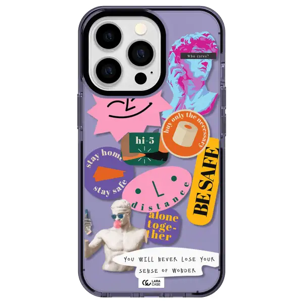 Be Safe Apple iPhone 13 Pro impact Lilac Case