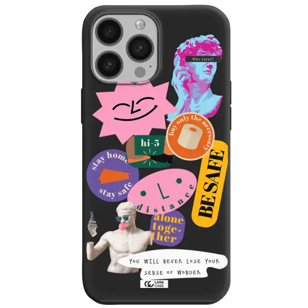 Be Safe Apple iPhone 13 Pro Max Silicone black Case