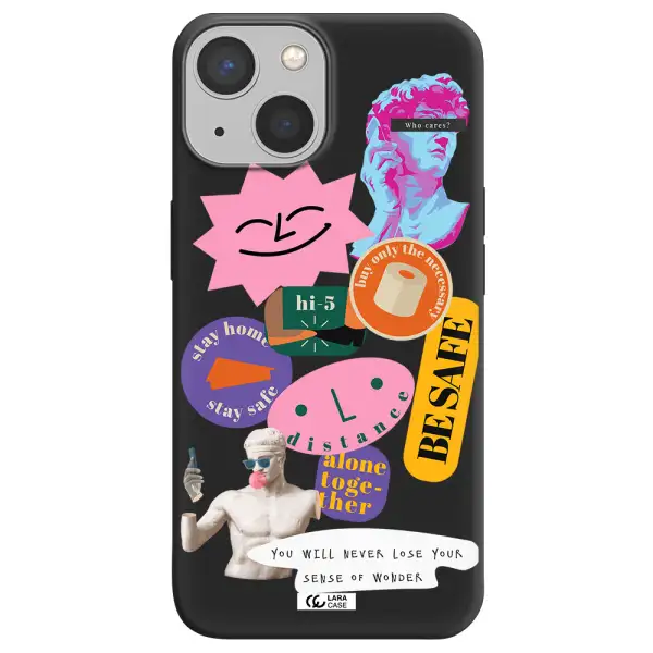 Be Safe Apple iPhone 13 Silicone black Case