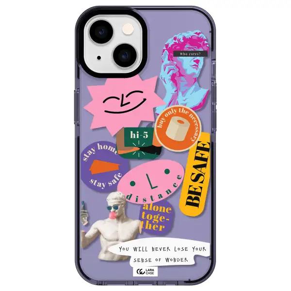 Be Safe Apple iPhone 14 impact Lilac Case