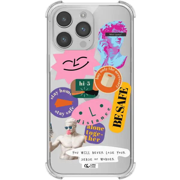 Be Safe Apple iPhone 14 pro Clear PC Case